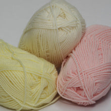 Load image into Gallery viewer, 3 Ply Baby Crepe Knitting Yarn Colours