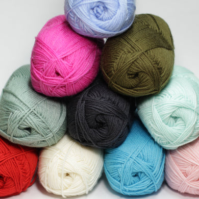 4 Ply Soft Twist Knitting Yarn Colours