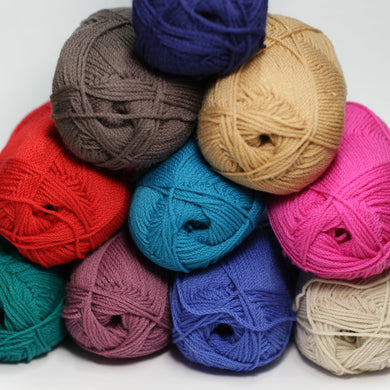 4 Ply Crepe Knitting Yarn Colours