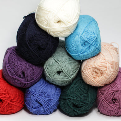 5 Ply Crepe Knitting Yarn Colours