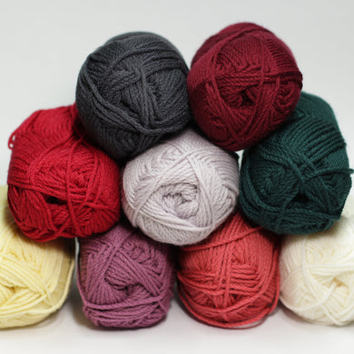 8 Ply Crepe Knitting Yarn Colours